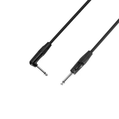 Obrázek Adam Hall 4 Star Series Rean přístrojový kabel, 6,3 mm mono jack na pravoúhlý jack, 3 m