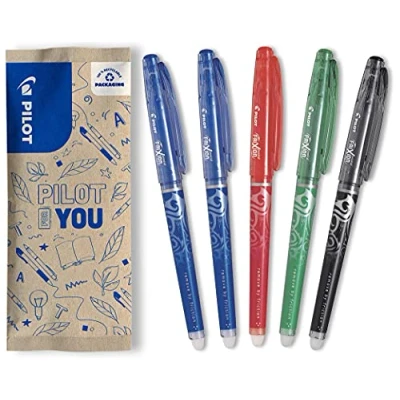 Obrázek PILOT FriXion Point, radierbarer Tintenroller, 5er Set (Blau, Rot, Grün, Schwarz)