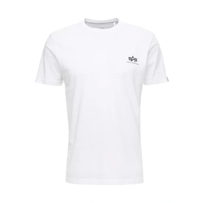 Obrázek Alpha Industries Small LOGO Triko s potiskem, Muži, Velikost: Medium, White