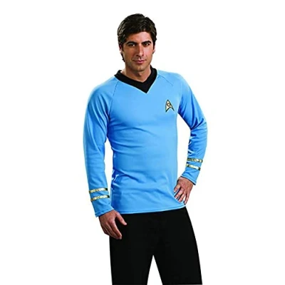 Obrázek Rubie &#039;s oficiální Star Trek Classic Deluxe Červená tričko Fancy šaty modrá