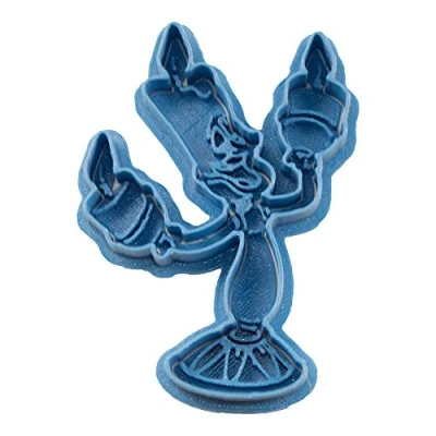 Obrázek Cuticuter Lumiere Bella Y Bestia Ausstechform, Blau, 8 x 7 1.5 cm