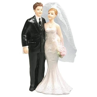 Obrázek Rayher 56829000 polyresin novomanželé, 11 x 6,5 cm