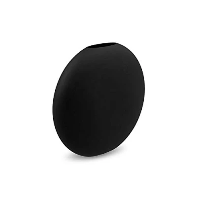 Obrázek Cooee Design Váza pastilka z keramiky v černé barvě ruční výroba, průměr: 20 cm, výška: 19 HI 028 25 BK