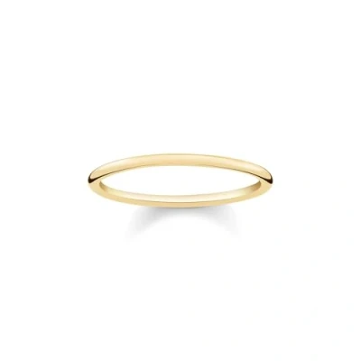 Obrázek THOMAS SABO Dámský prsten pozlacený TR2123 413 12, Ušlechtilý kov, Bez