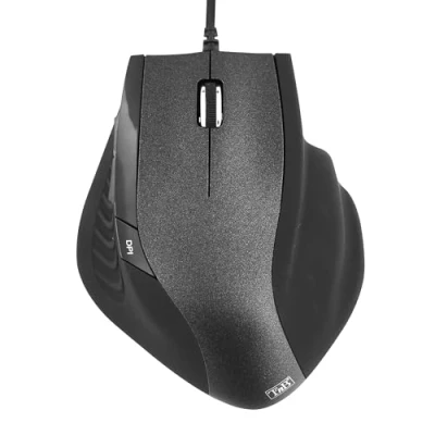 Obrázek T&#039;nB Linie ergonomická kabelová myš černá, MUERGO