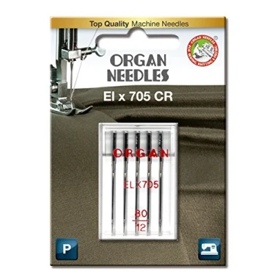 Obrázek ORGAN NEEDLES 5486080BL strojní jehla, stříbrná, velikost 80/12, 5