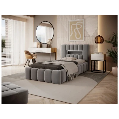 Obrázek Postel Lamica 90x200 + dřevěný rám/ standardní zvedák/ box na lůžkoviny Materiál / Dekor: Nube 4
