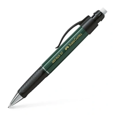 Obrázek FABER CASTELL 130700 mechanická tužka GRIP PLUS, tloušťka tuhy: 0,7 mm, barva násady: zelená metalíza