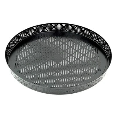 Obrázek Original Kaiser Inspirační forma na dort se zvedacím dnem 28 cm, perforovaná quiche, pizzu, nepřilnavá vrstva, vytlačitelné zvedací dno