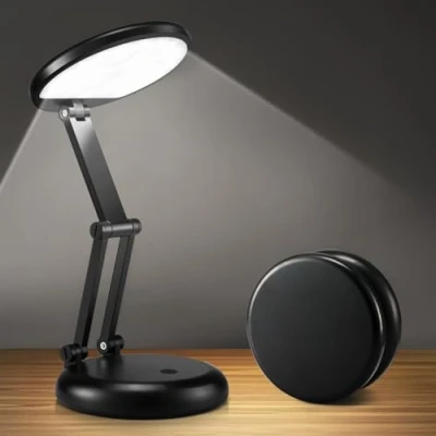 Obrázek stolní lampa bezdrátová, 3600 mAh LED akumulátor 10 jas lampička na čtení dětská psací stůl děti, akumulátorová