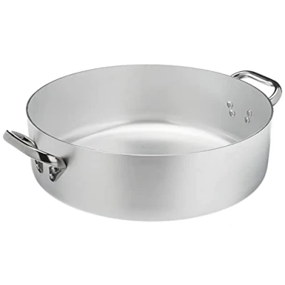 Obrázek Pentole Agnelli ALMA10636 domácí zboží, ušlechtilá ocel, stříbrná/černá, 36 cm