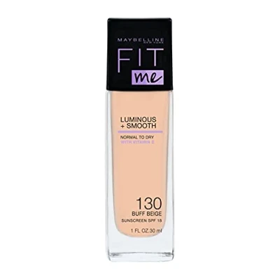 Obrázek Maybelline New York make Up, Fit Me! Podkladový up s LSF18, pro bezchybnou pleť, všechny typy pleti, č. 130 buff béžová, 30 ml