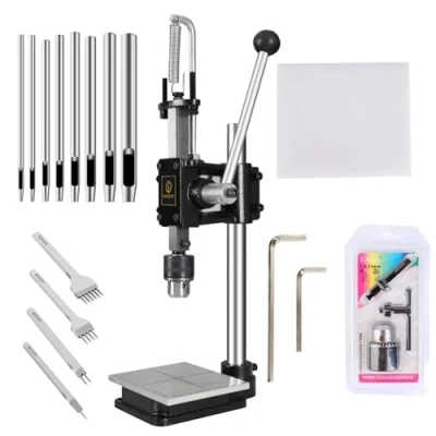 Obrázek Leder Locher Werkzeug Fasttobuy Lochmaschine für Lederdruckmaschinen Stanzen Zinken Stempeln Punche,DIY Maschine zum Lochen von usw.