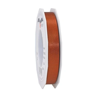 Obrázek PRÄSENT C.E. Pattberg Satin Zimt, 25 m Satinband zum Einpacken von Geschenken, 15 mm Breite, Geschenkband Dekorieren &amp; Basteln, Dekoband, Anlass