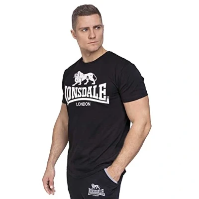 Obrázek Lonsdale Triko s potiskem, Muži, Velikost: XL, Black