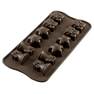 Obrázek Silikomart 195040 forma na pralinky Vánoce, tvar 12 ks