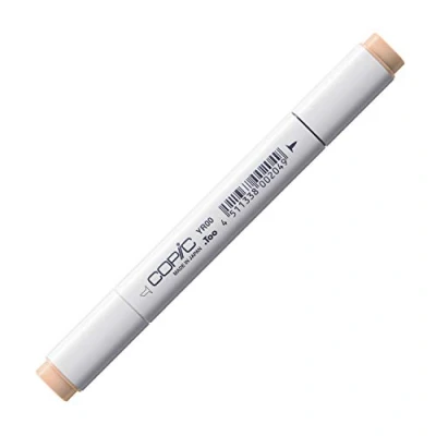 Obrázek COPIC Classic Marker Typ YR 00, Powder Pink, profesionální zvýrazňovač layoutu, na bázi alkoholu, se širokou a jemnou špičkou