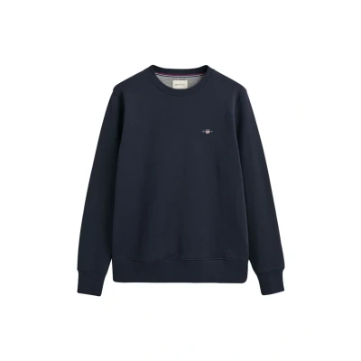 Obrázek GANT REG Shield Cneck Mikina, Muži, Velikost: Small, Evening blue