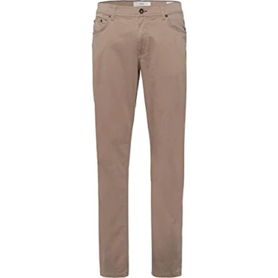 Obrázek BRAX Pánské Style Cooper Fancy Marathon v kvalitě Pima Cotton Klasické Five Pocket kalhoty, Béžová 3, 46W / 32L