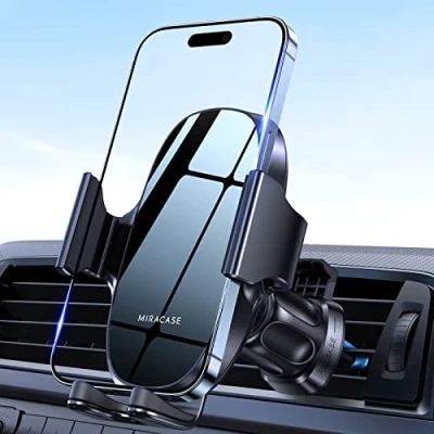 Obrázek Miracase držák mobilního telefonu do auta na ventilaci univerzální smartphone Pro iPhone 15 Max/ 14/13/ 12/11/ SE/XS/XR/X/ 8/7/ Samsung/Huawei/Xiaomi atd