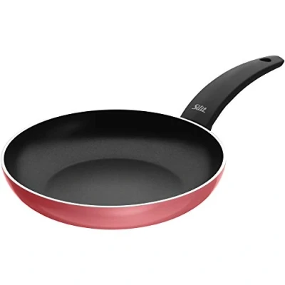 Obrázek Silit Pánev Belluna 24 cm, indukční, potažená hliníkem, plastová rukojeť, pro šetrné smažení, růžová