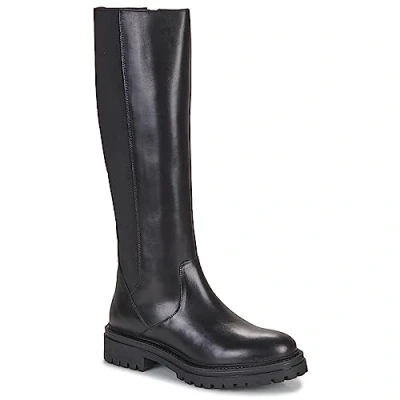 Obrázek Geox Dívčí D Iridea Knee High Boot, černá