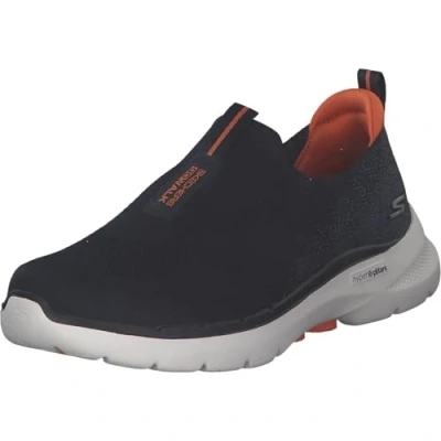 Obrázek Skechers Pánské tenisky Go Walk 6, Navy And Orange Textile, 44 EU