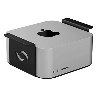 Obrázek HumanCentric Untertischhalterung kompatibel mit Mac Studio Mount sichern oder verstecken Sie Ihr unter dem Schreibtisch einer Apple Halterung, Tischhalterung für