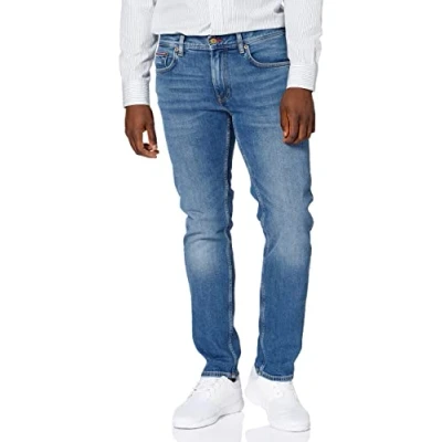 Obrázek Tommy Hilfiger CORE Denton Straight Džíny Fit, Muži, Velikost: 29x30, Boston indigo