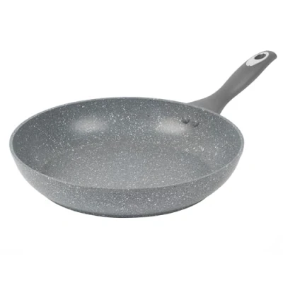 Obrázek Salter pánev BW02764 28 cm kovaná hliníková s nepřilnavým povrchem, univerzální na indukci, vhodná do myčky nádobí, kolekce Marblestone, ryby/maso/zeleninu