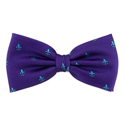 Obrázek TigerTie motýlek se vzorem lilií, předem vázaná mašle + úložný box Velikost motýlku: cca 12 cm x 6