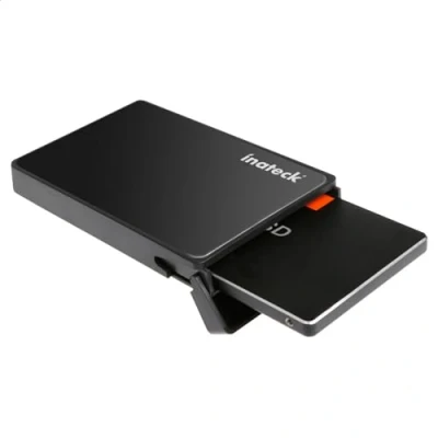 Obrázek Inateck kryt pevného disku 2,5&quot; USB 3.0 pro 7/9,5 mm SATA SSD a HDD s kabelem, podpora UASP, není zapotřebí žádný další ovladač, externí bez nářadí