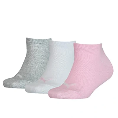 Obrázek PUMA Unisex dětské volné ponožky do tenisek (balení 3 ks), růžová voda, 31—34
