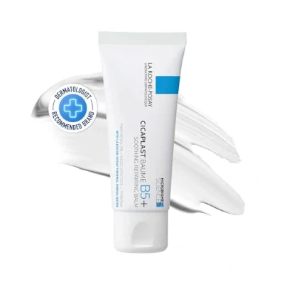 Obrázek La Roche Posay Cicaplast Baume B5+ LSF 50, regenerační krém pro citlivou a podrážděnou pokožku obličeje těla, s patentovaným procerádem, Tribioma, madecassoside vitaminem B5, 40 ml