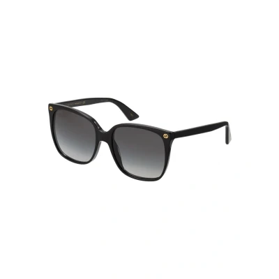 Obrázek Gucci GG Cateye Round Acetate Sunglasses Sluneční brýle, Ženy, Velikost: 57, Black/grey