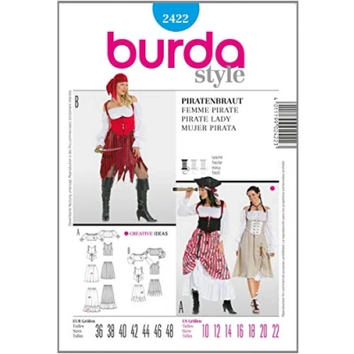 Obrázek Burda Střih 2422 pirátský ubrus vel. 36 48