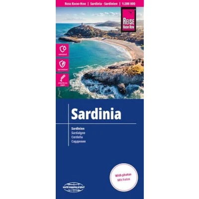 Obrázek Reise Know How Landkarte Sardinien / Sardinia (1:200.000): reiß und wasserfest (world mapping project)