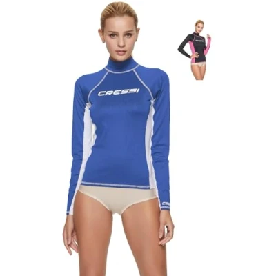 Obrázek Dámské triko Cressi Lady Black Rash Guard, modrá, XS/1 36