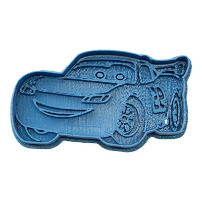 Obrázek Cuticuter Rayo McQueen Cars Ausstechform, Kunststoff, blau, 8x7x1.5 cm