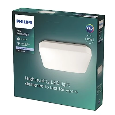 Obrázek Philips MyLiving LED stropní světlo, Mauve, 2000 lumenů, 17 W, bílé, čtvercové
