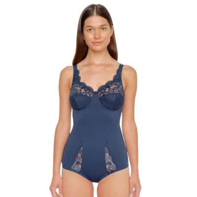 Obrázek SUSA Body bez kostic Latina I Shapewear dámské silně tvarující Ženy živůtek Soft Bodysuit s efektem Shaping Tvarovaný pas, břicho a Po, 100B