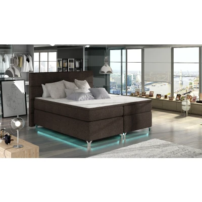 Obrázek Boxspring Amadeo 180x200 s LED podsvícením Materiál / Dekor: Sawana 26
