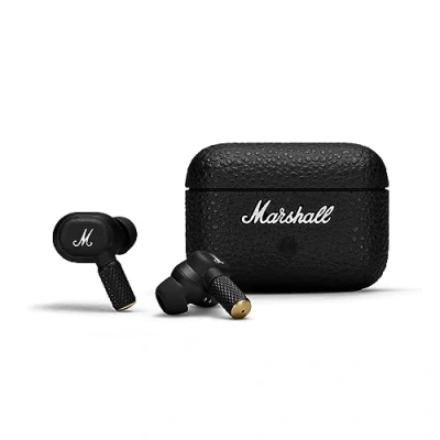 Obrázek Marshall Motif II ANC True Wireless Active Noise Cancelling Bluetooth Kopfhörer, Ohrhörer, 30 Stunden Spielzeit Schwarz