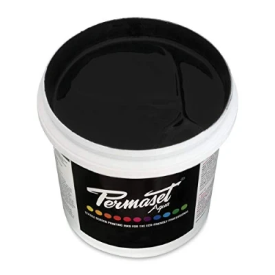 Obrázek Permaset Aqua Tinte für Leinwanddruck Process Black (schwarz) 1 Liter
