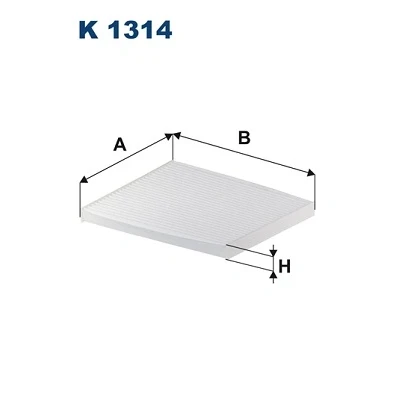 Obrázek Filtron K1314 Filtr, vzduch v interiéru
