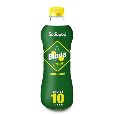Obrázek Sodapop Sirup Bluna citron, rychle a jednoduše, 1 láhev poskytuje 10 l hotový nápoj, 500 ml