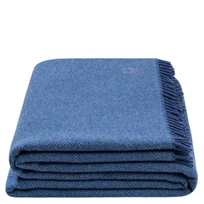 Obrázek Must Relax deka vlněná kvalitní pléd z čisté střižní vlny s třásněmi 130 x 190 cm 545 denim od &#039;zoeppritz since 1828&#039;