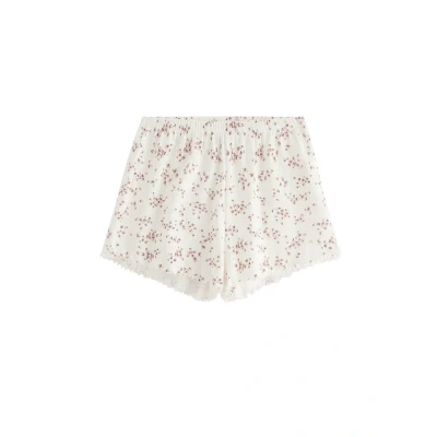 Obrázek Lindex Shorts AOP Pointelle Pyžamový spodní díl, Ženy, Velikost: Large, Light white