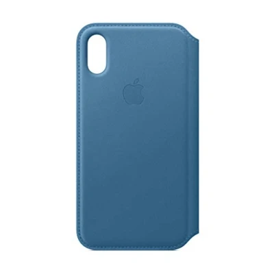 Obrázek Apple Kůže Folio (pro iPhone XS) Cape Cod modrá