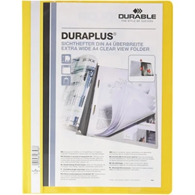Obrázek DURABLE Hunke &amp; Jochheim čtečka nabídek DURAPLUS®, odolná fólie, DIN A4, žlutá